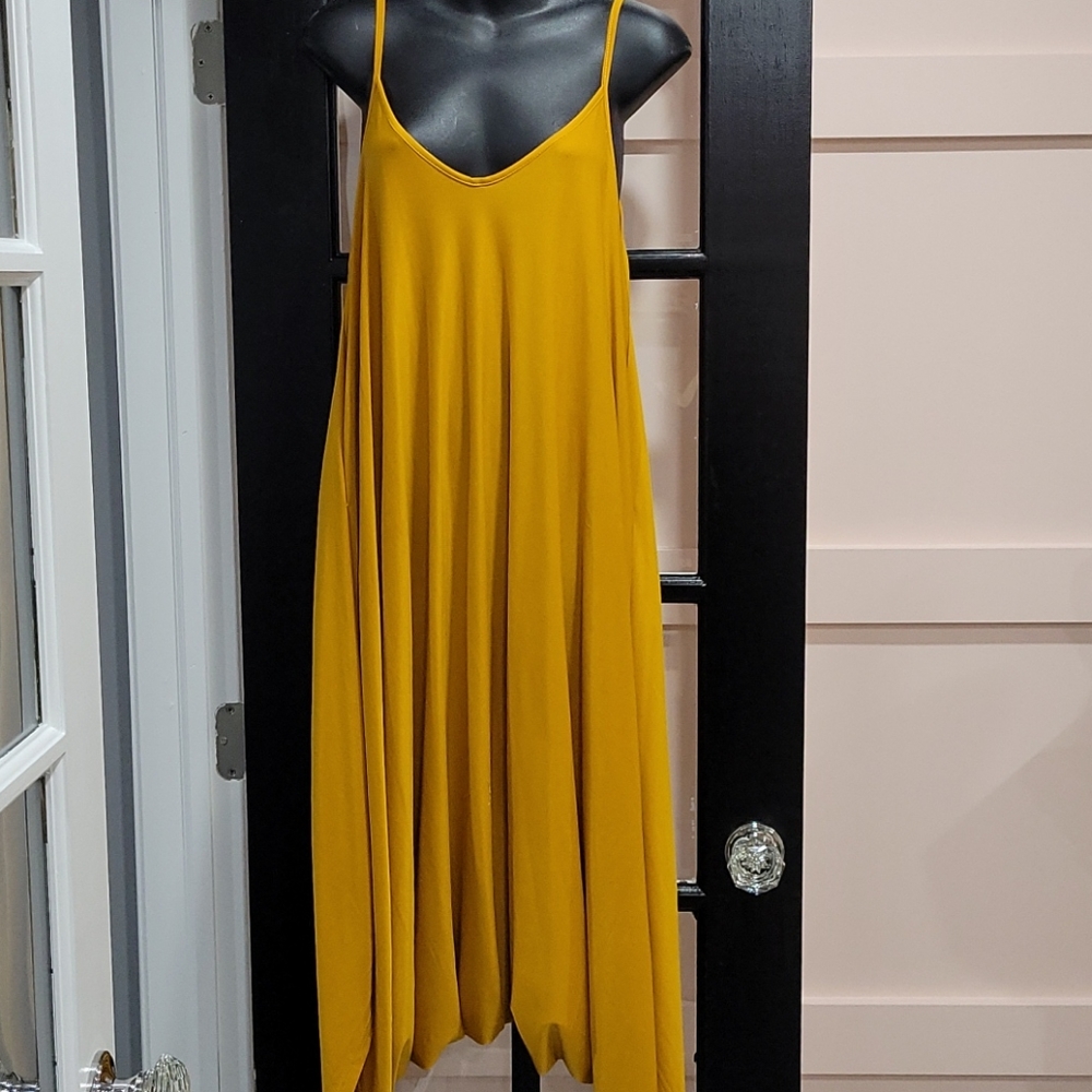 Mustard Genie Jumpsuit Sz Med